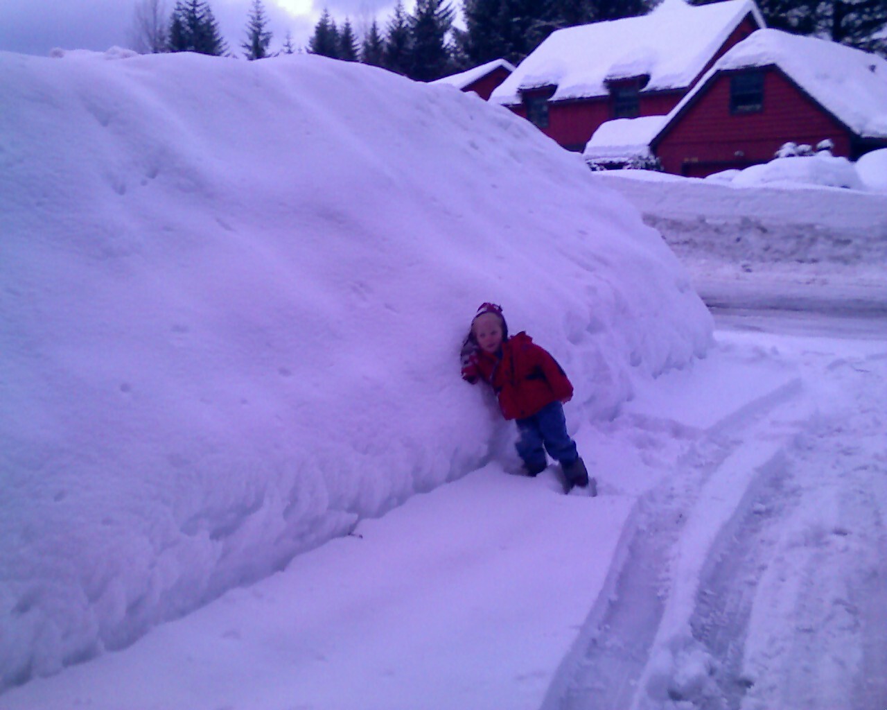 Lotsa snow to shovel! Lotsa snow to shovel!