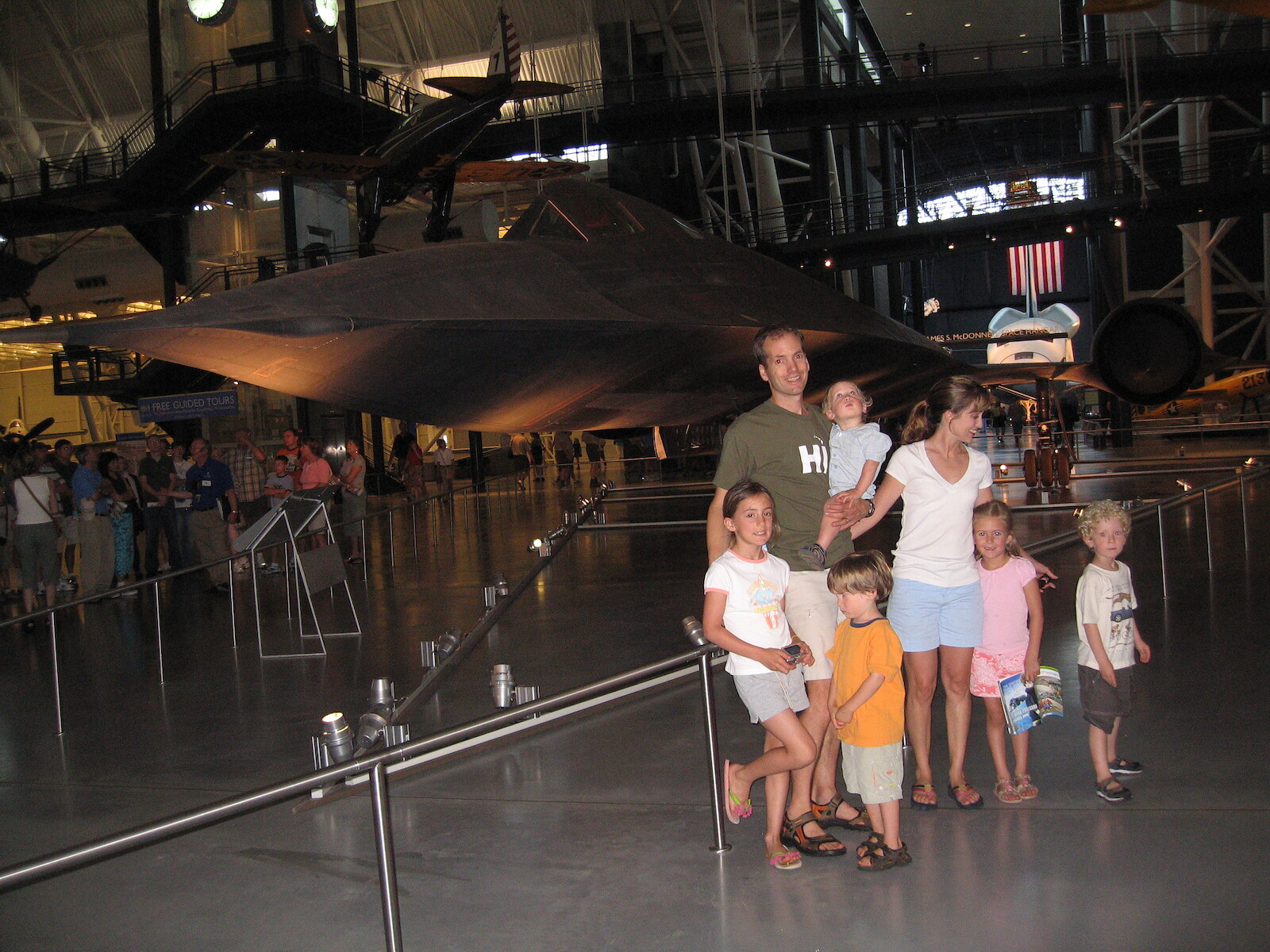 SR-71 with Shuttle in Background